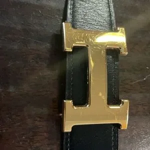 H Constance gold belt buckle with reversible Black and Tan belt size 80 Hermes | Accessories | H Constance Gold Belt Buckle With  main image 3